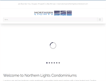 Tablet Screenshot of northernlightscondoresort.com